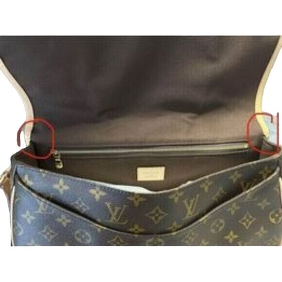 LOUIS VUITTON Menilmontant NEW GM Monogram Leather Shoulder Crossbody Bag Gift - Picture 12 of 12